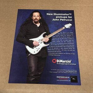 John Petrucci of Dream Theater - DiMarzio - 2015 Print Advertisement